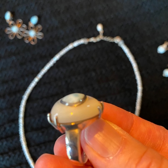 Larimar and Pearl Set - Picture 8 of 8